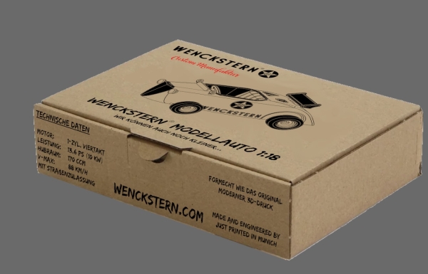 WENCKSTERN® Modellauto blau 1:18